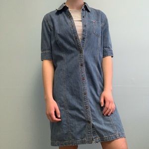 RARE Trendy Vintage Tommy Hilfiger Denim Dress